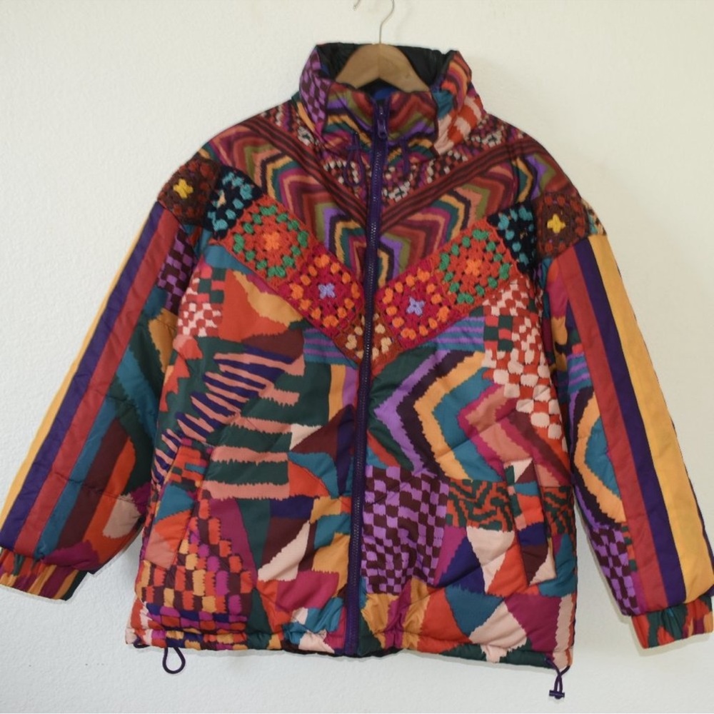Farm Rio oversized puffer jacket - Picture 9 of 14